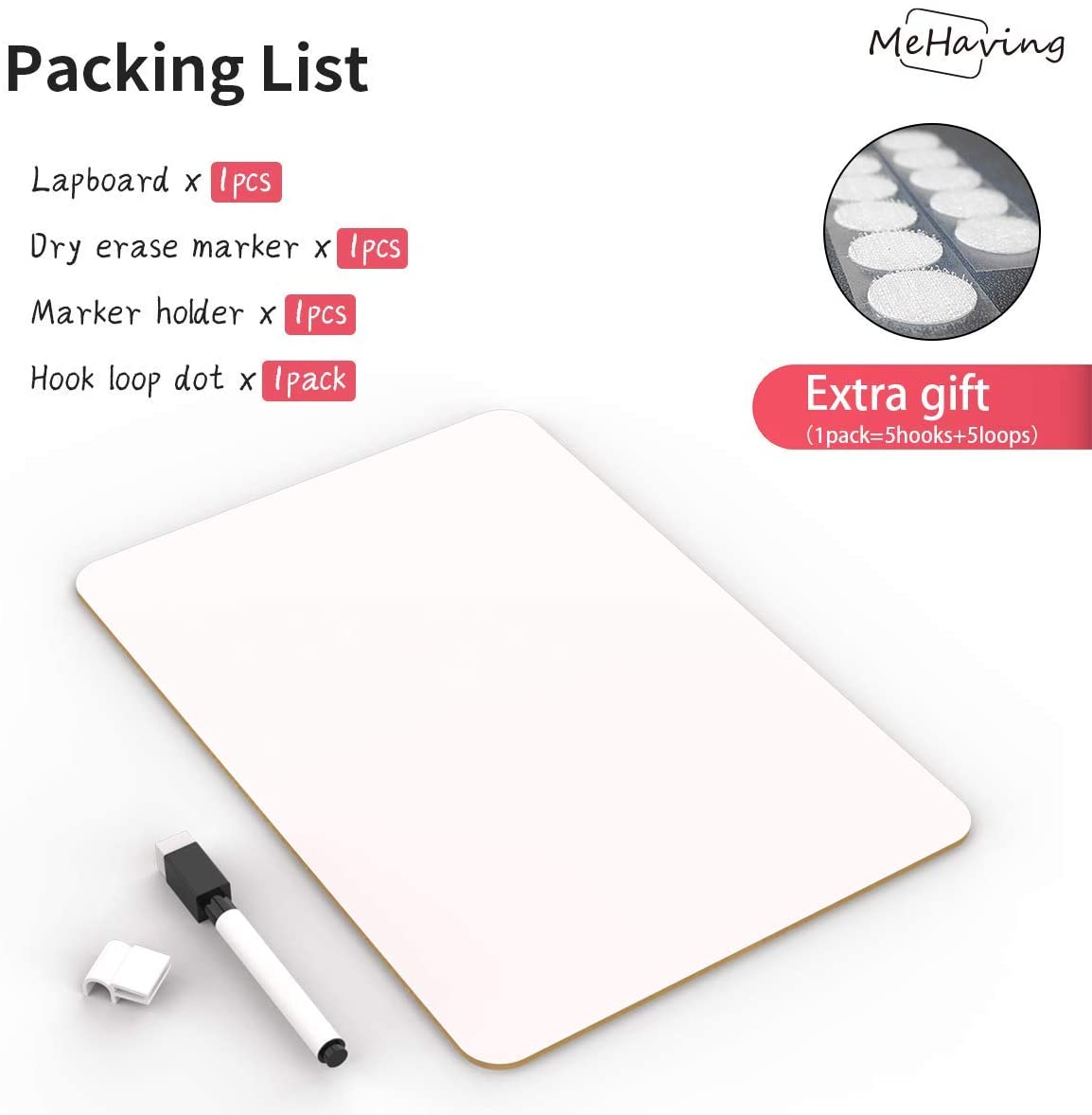 Mehaving Dry Erase Sticky Note Pads 3x5