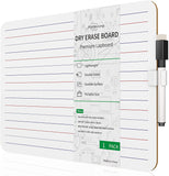 Load image into Gallery viewer, Mehaving Dry Erase Whiteboard with Line, 1 pcs Lined Small Whiteboard, 8.3&quot;x11.7&quot; Double Sided Portable Board, Learning Drawing Lap Boards for Kids,Teachers, School Office Art Supplies